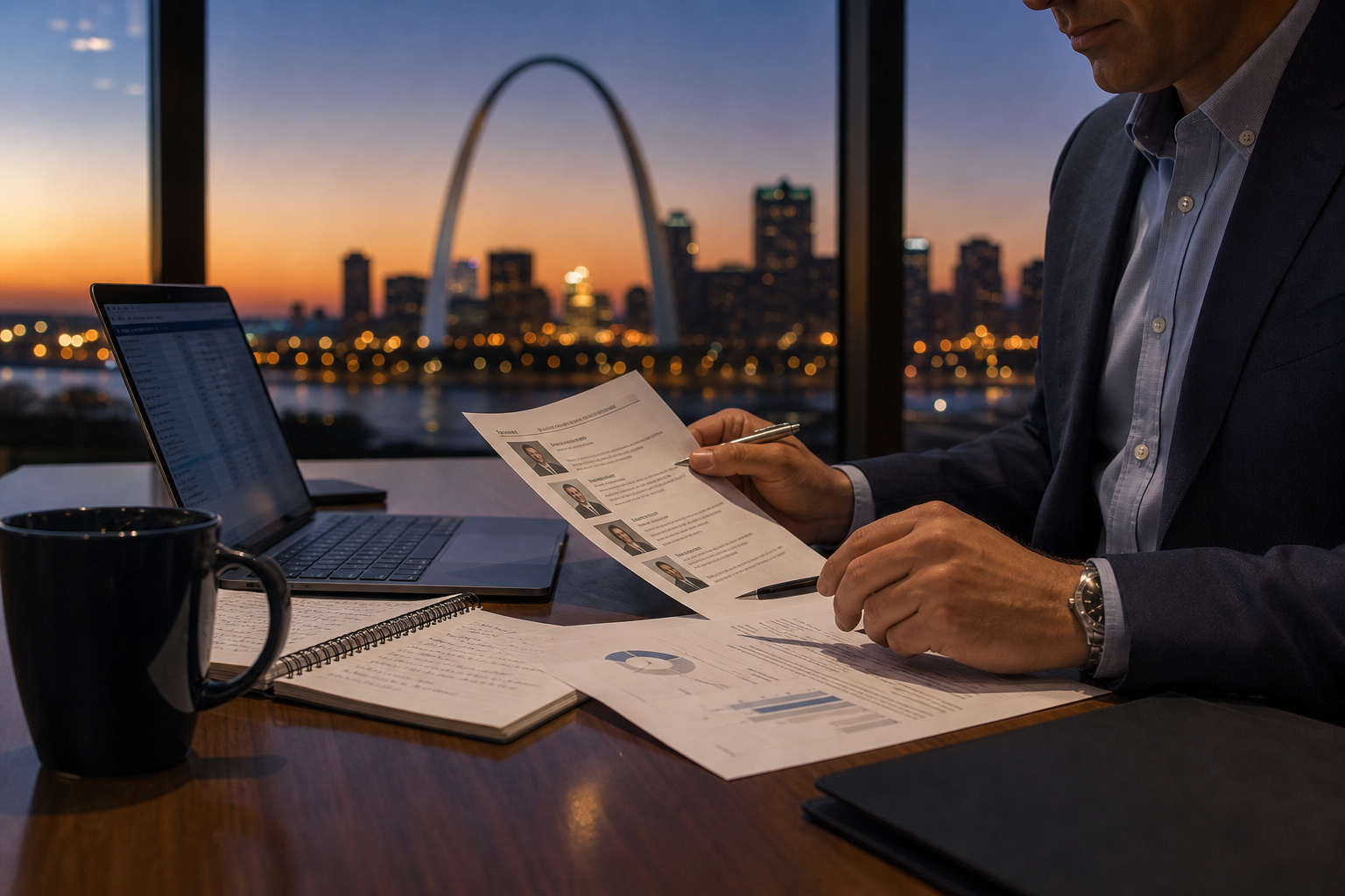 Finance Executive Recruiters in St. Louis Metro Area